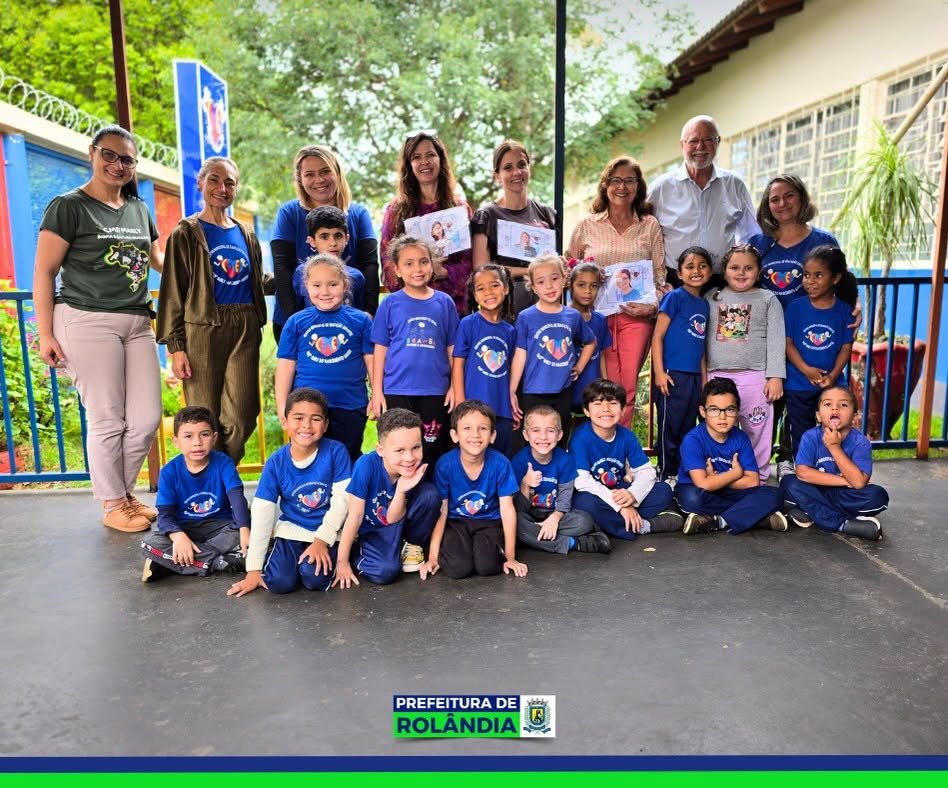 Alunos do CMEI Marly do Nascimento Santos participam de roda de conversa sobre a Primeira Infância