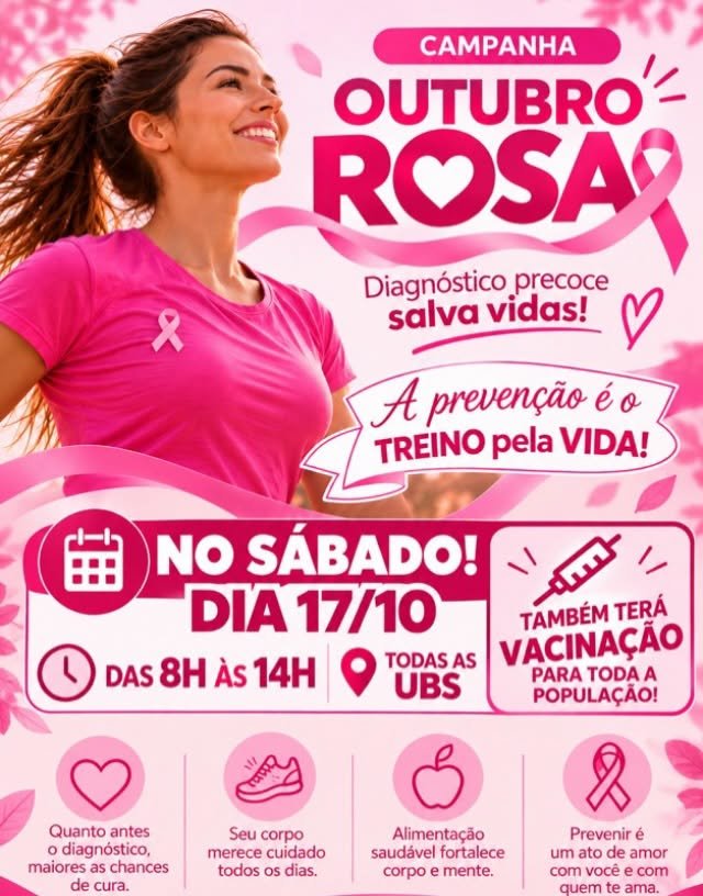 Outubro Rosa: cuidar da saúde é um ato de amor
