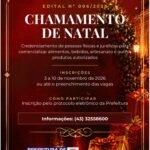 CHAMAMENTO DE NATAL | EDITAL Nº 006/2026