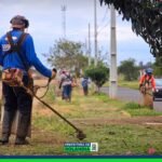Serviços Públicos realiza limpeza e roçagem em diferentes regiões de Rolândia