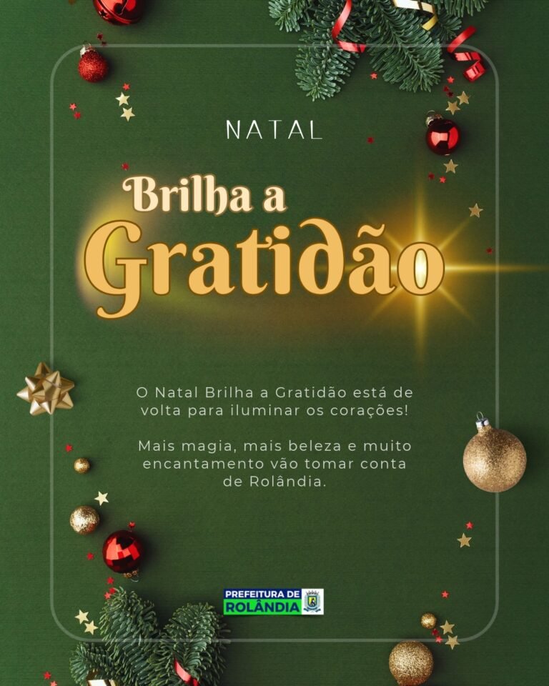 Natal Brilha a GRATIDÃO está de volta
