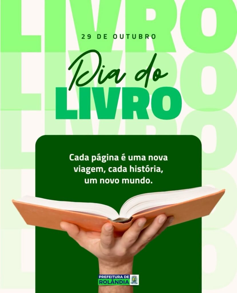 29 DE OUTUBRO – DIA NACIONAL DO LIVRO