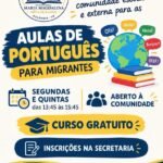 AULAS DE PORTUGUÊS PARA MIGRANTES