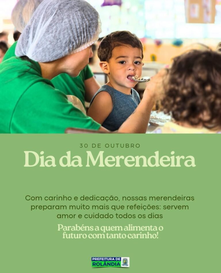 30 DE OUTUBRO | DIA DA MERENDEIRA